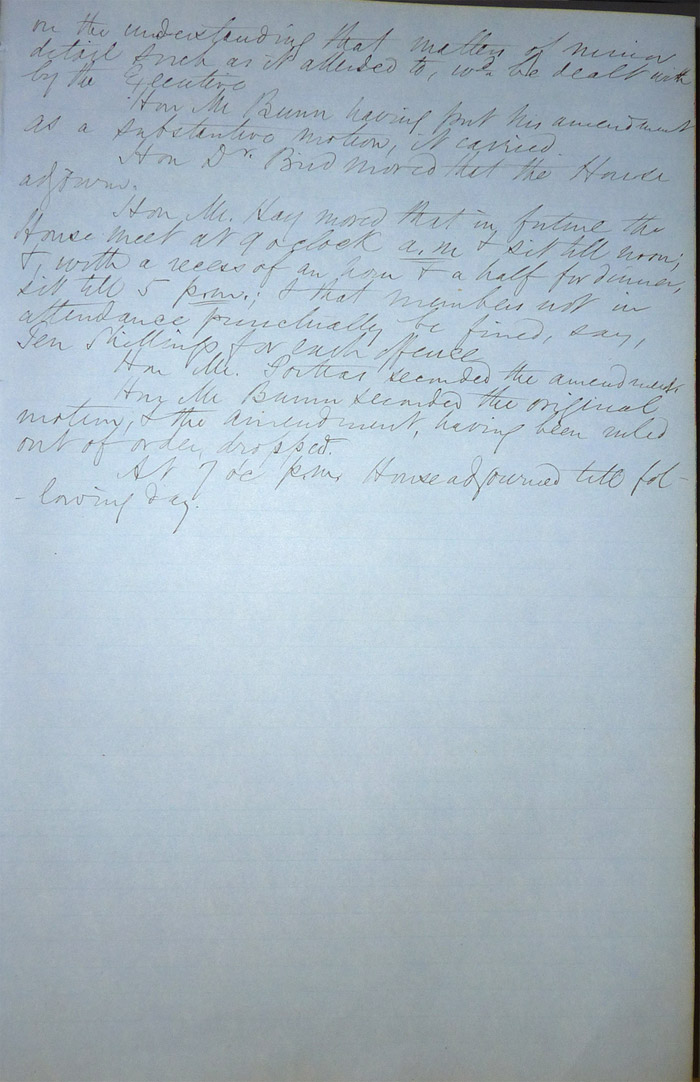 Journal de la session de l’Assemblée législative d’Assiniboia, page 22