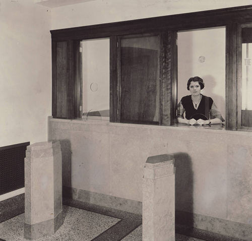 Civic Auditorium Ticket Office (ca. 1930's)&lt;br /&gt;
		[Archives of Manitoba. Winnipeg - Buildings - Municipal - Civic Auditorium 23]