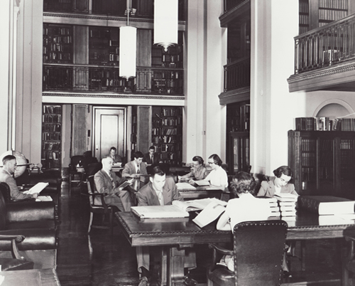 Legislative Building Reading Room (ca. 1950)